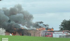 Pożar nieopodal term tarnowskich
