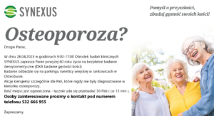 Możemy zapobiec osteoporozie