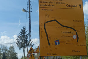 Budowa drogi Lusówko - Sierosław nabiera tempa