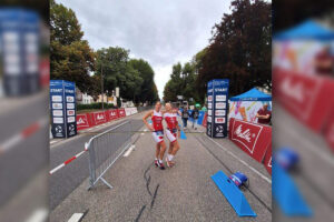 Marta Hała na podium duathlonu Powerman Zofingen