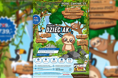 szczęśliwe dzieciaki ferie zimowe 2025