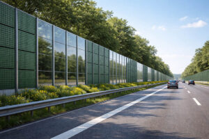 ekrany dźwiekochłonne sady