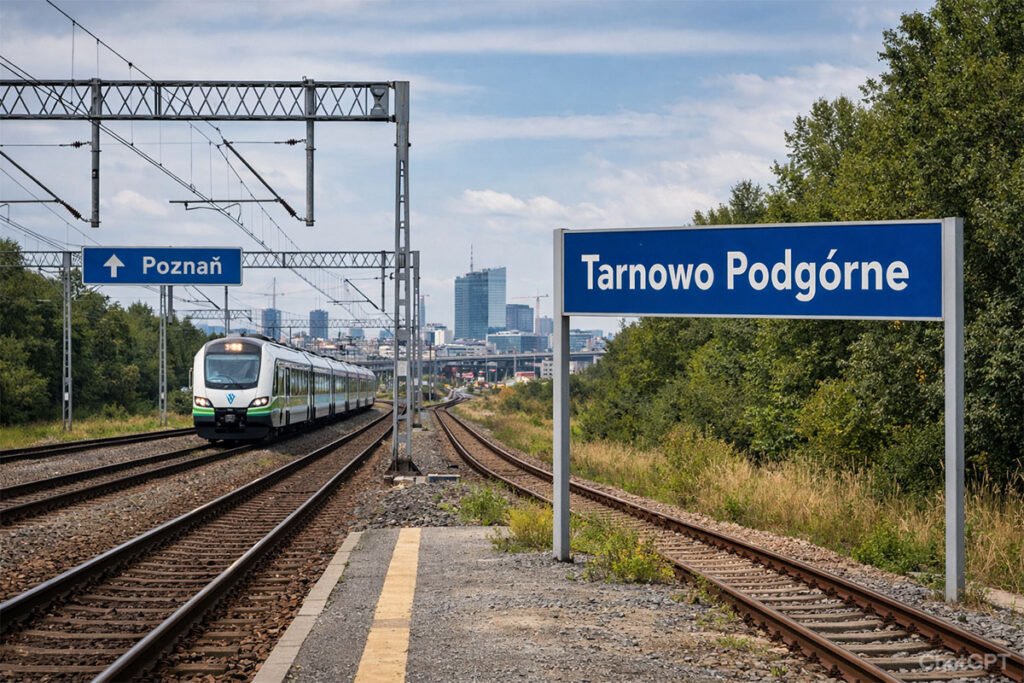 Tarnowo Podgórne połączenie kolejowe