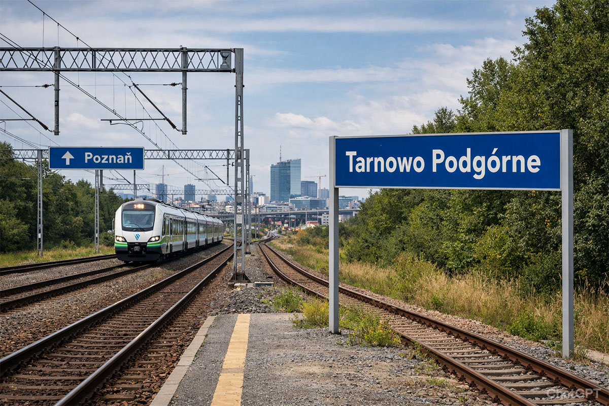 Tarnowo Podgórne połączenie kolejowe