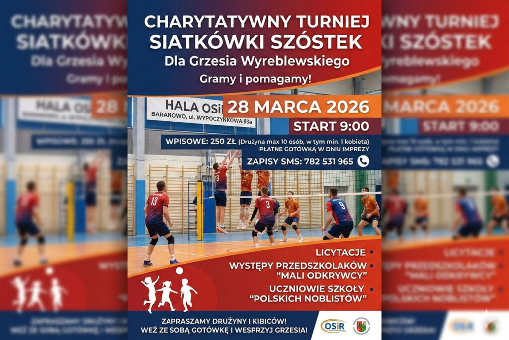 turniej charytatywny Baranowo dla Grzesia