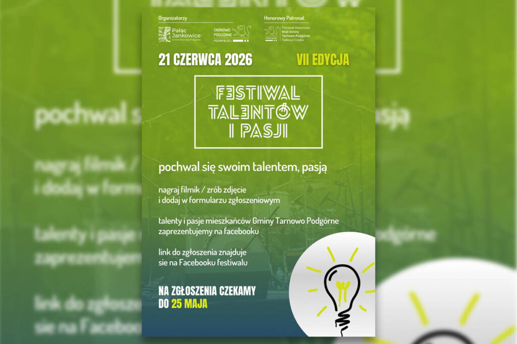 festiwal talentów i pasji 2026 pałac jankowice