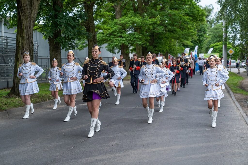 mażoretki koncert CK Przeźmierowo